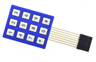 Мембранная клавиатура 3x4 