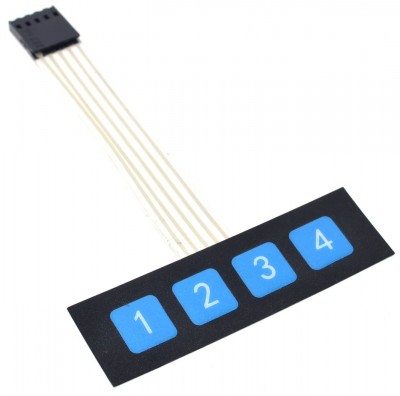 Мембранная клавиатура 1x4 